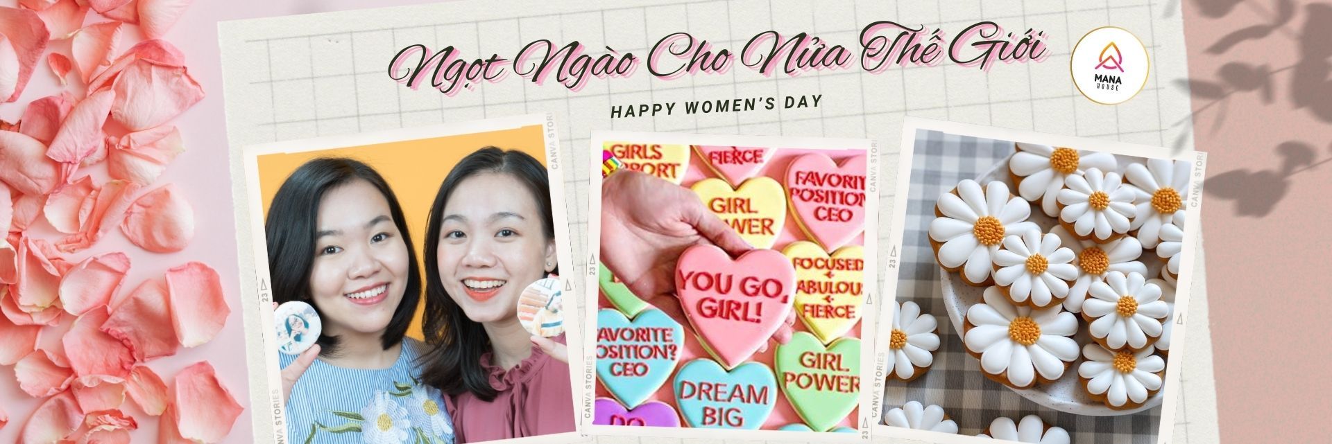 ảnh bìa ngày 8/3 quốc tế phụ nữ màu hồng